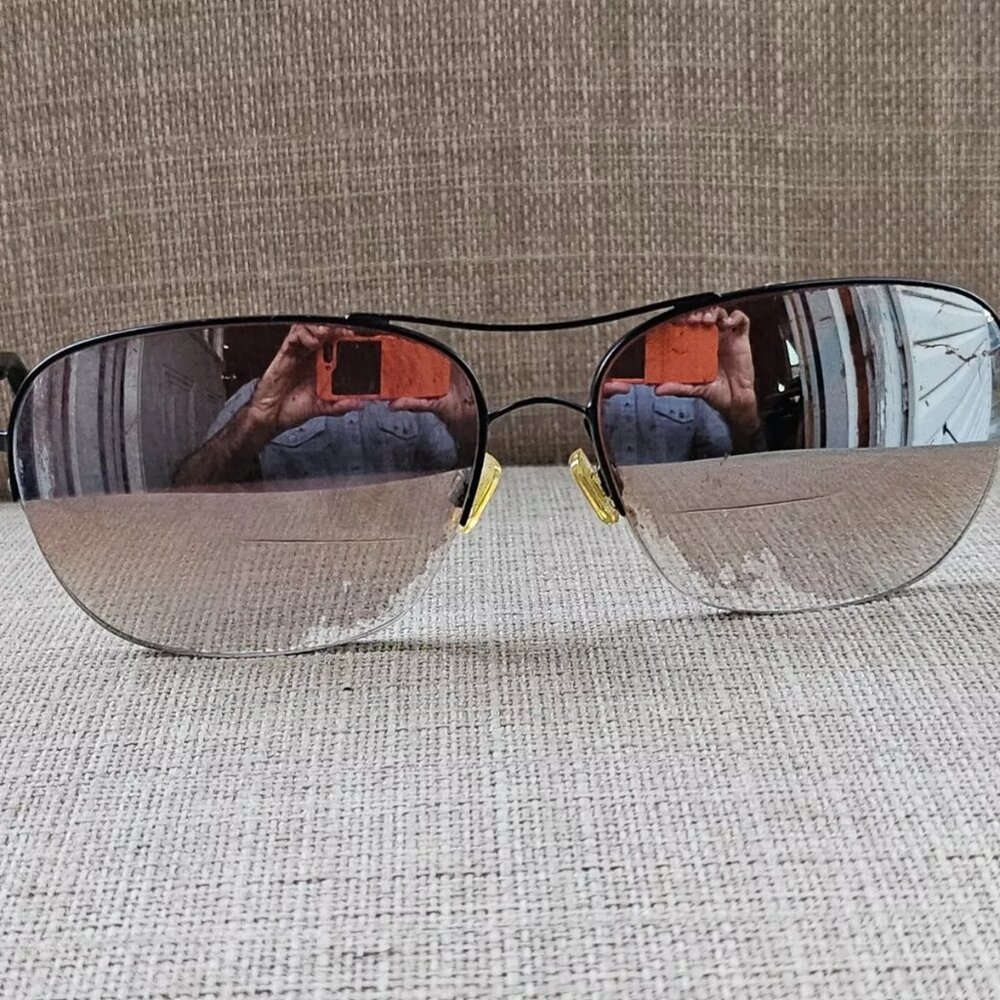 Hummer Men Eyeglasses/Sunglasses Frame Black Half Rim Glasses Overcast H336